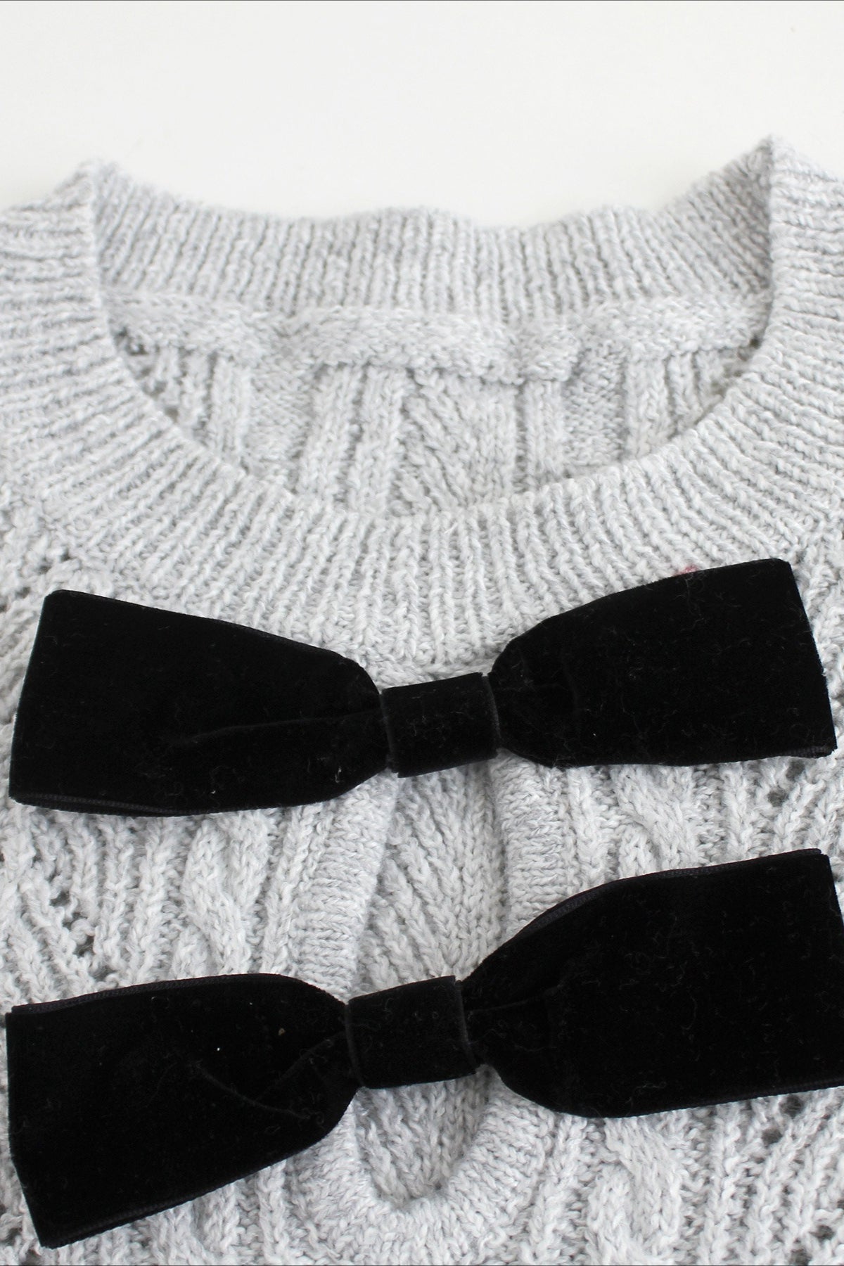 Solid Color Long Sleeve Knit Sweater Dress
