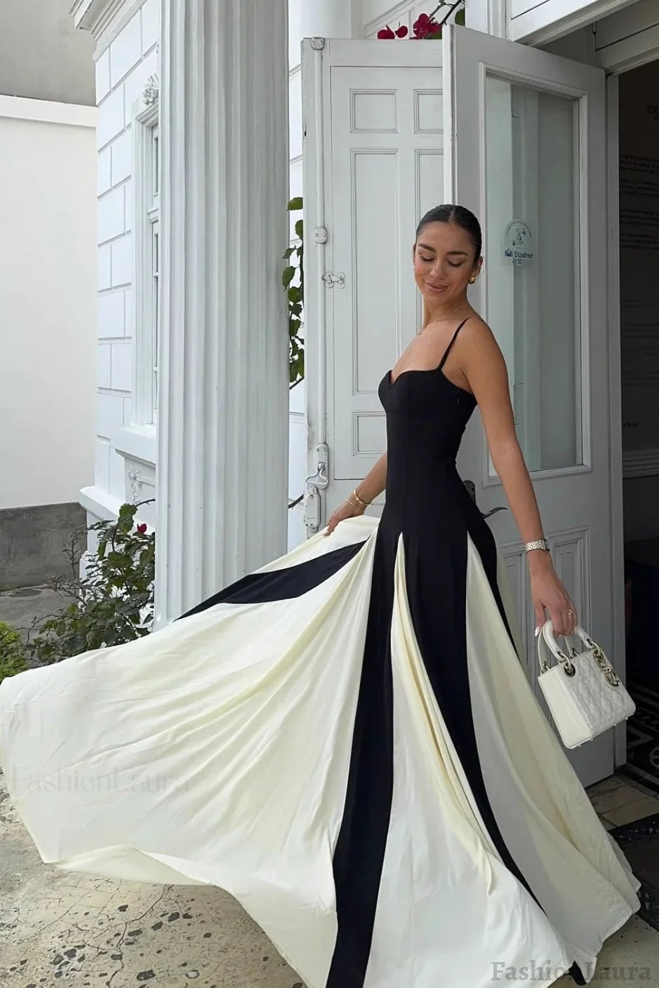 Colorblock Cami Maxi Dress