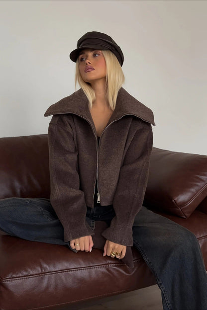 Relaxed Fit Lapel Casual Jacket