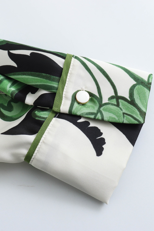 Long Sleeve Belted Waist Shirt-Style Long Dress