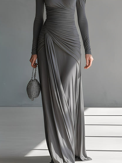 Isolde | Ruched Maxi Dress