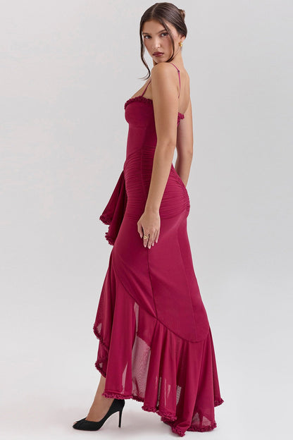Spaghetti Strap Long Party Dress