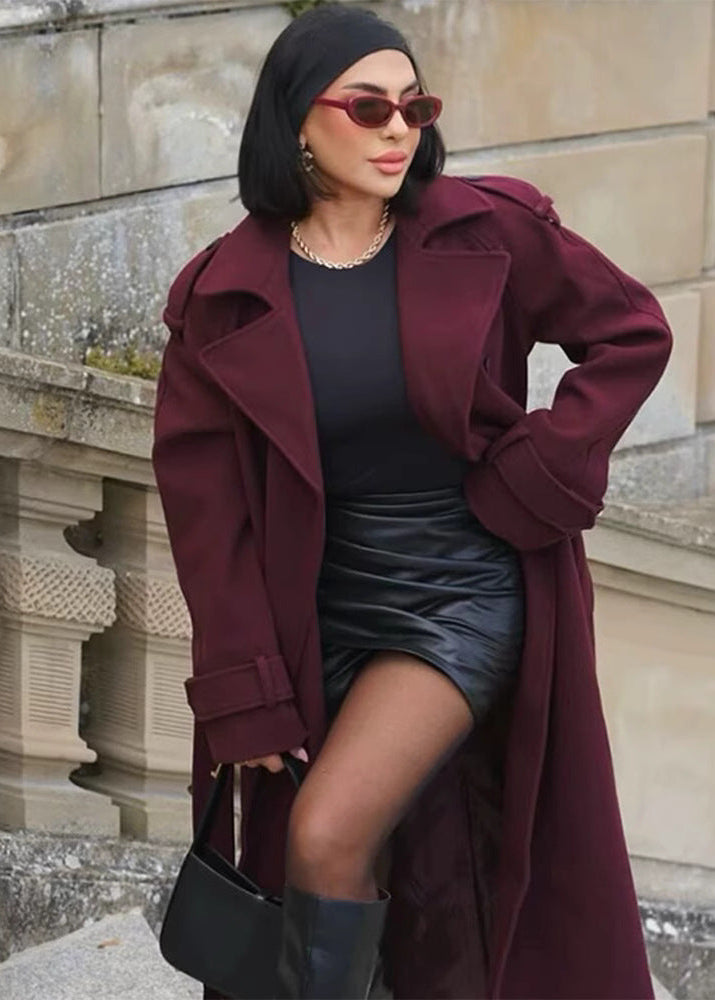 Camilla Double-Breasted Belted Trench Coat