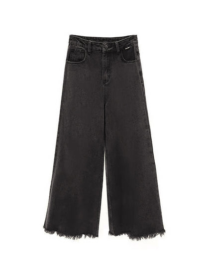 Washed Vintage Brown Loose Boyfriend Jeans