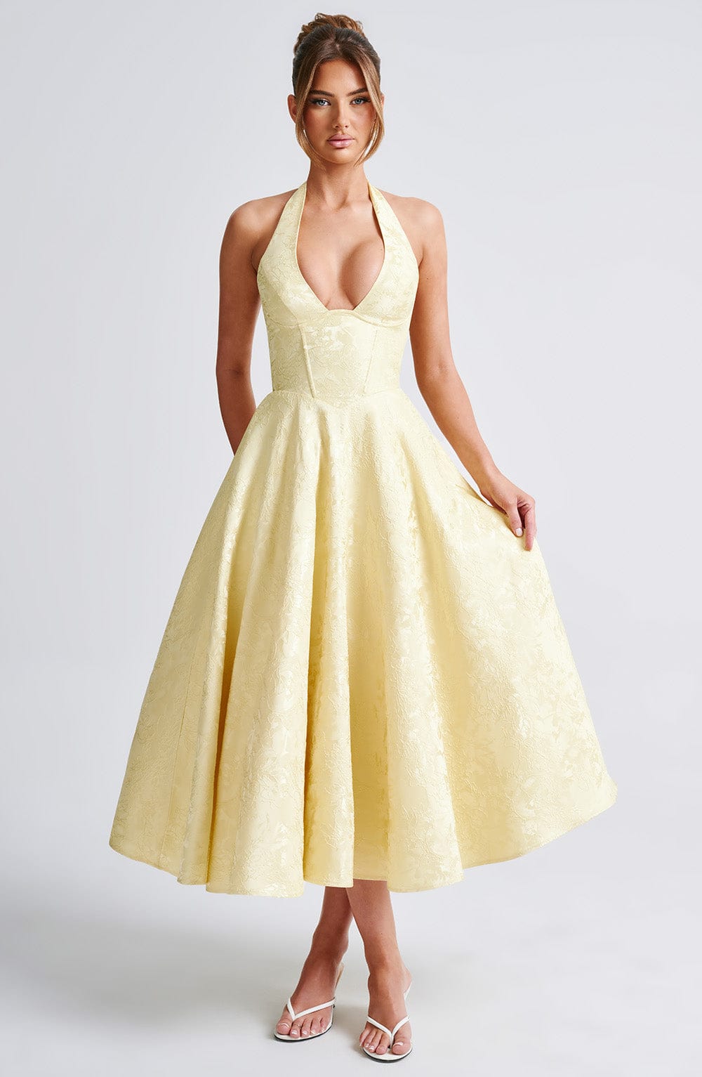 Iris | Elegant Midi Dress