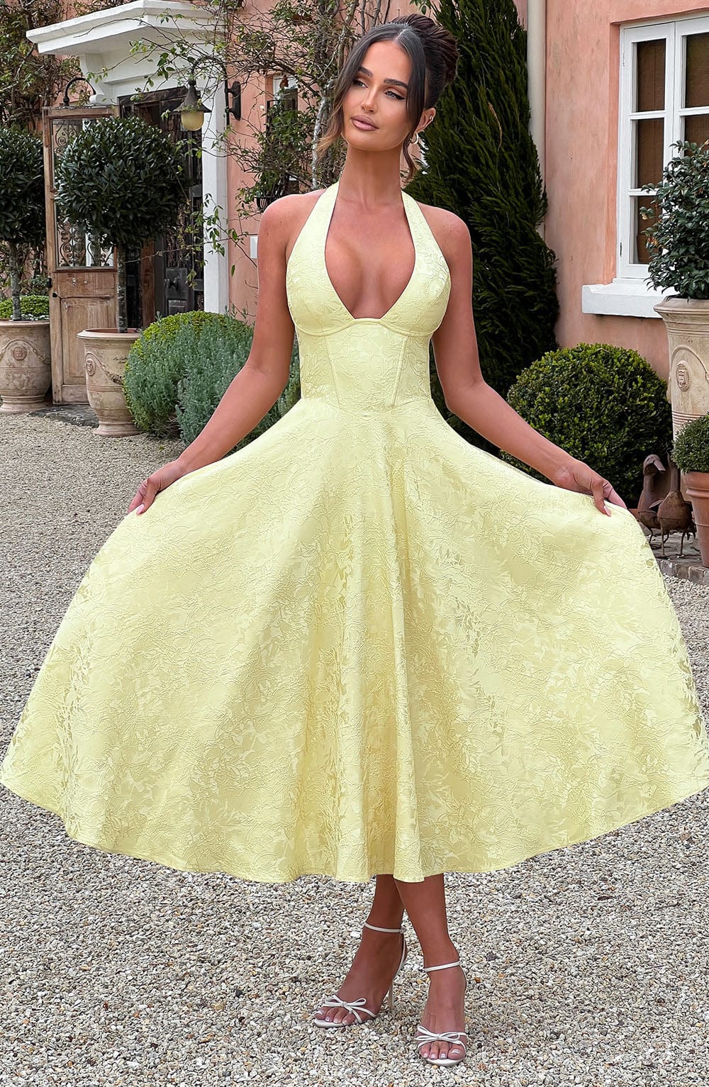 Iris | Elegant Midi Dress
