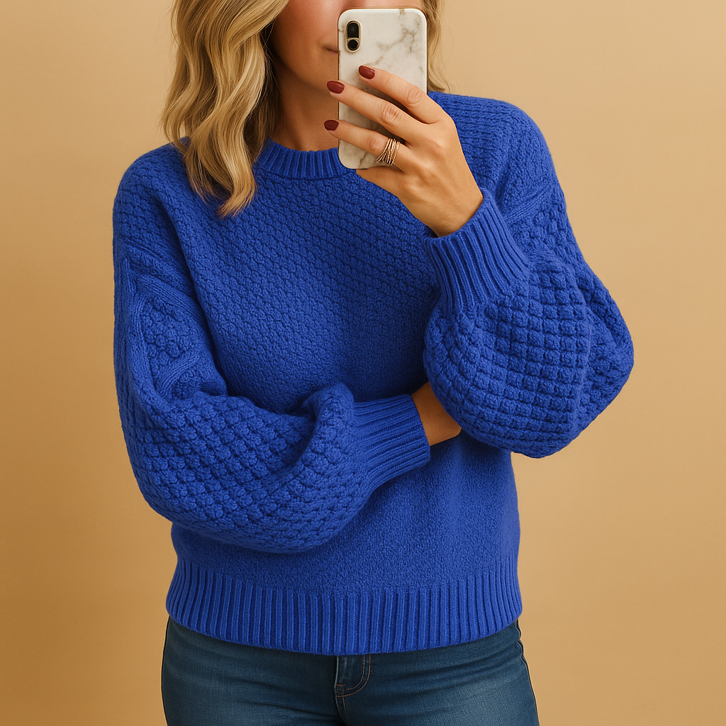 | Women’s Winter Textured Knit Sweater