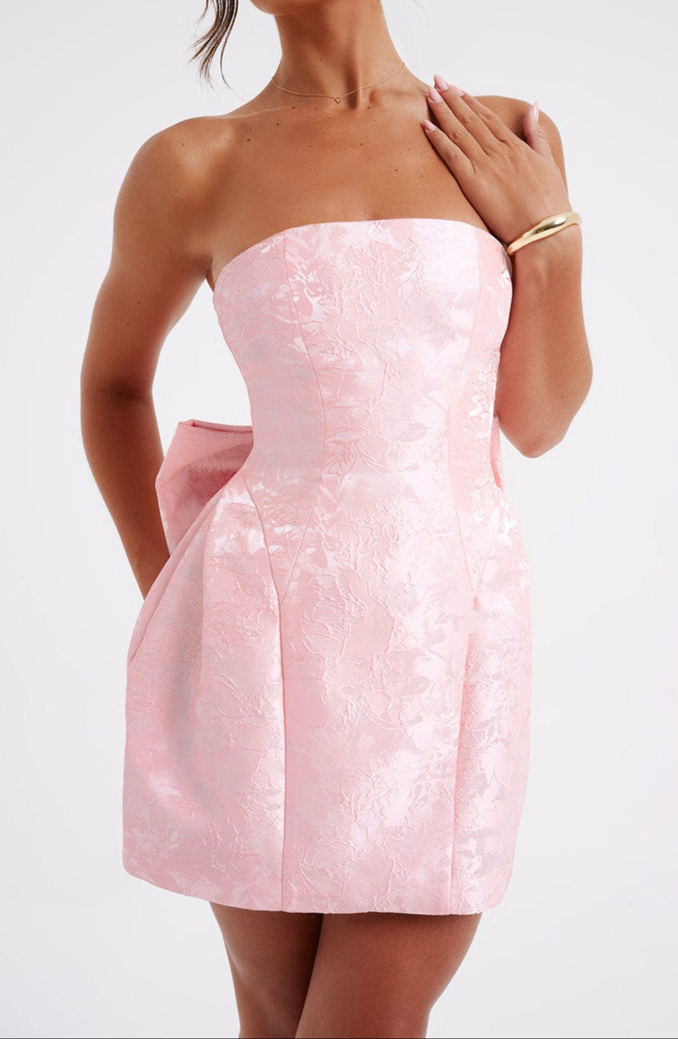 Hagne Mini Dress - Blush