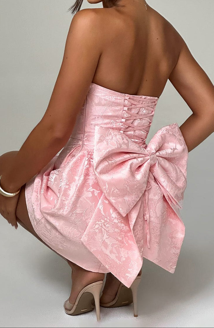 Hagne Mini Dress - Blush