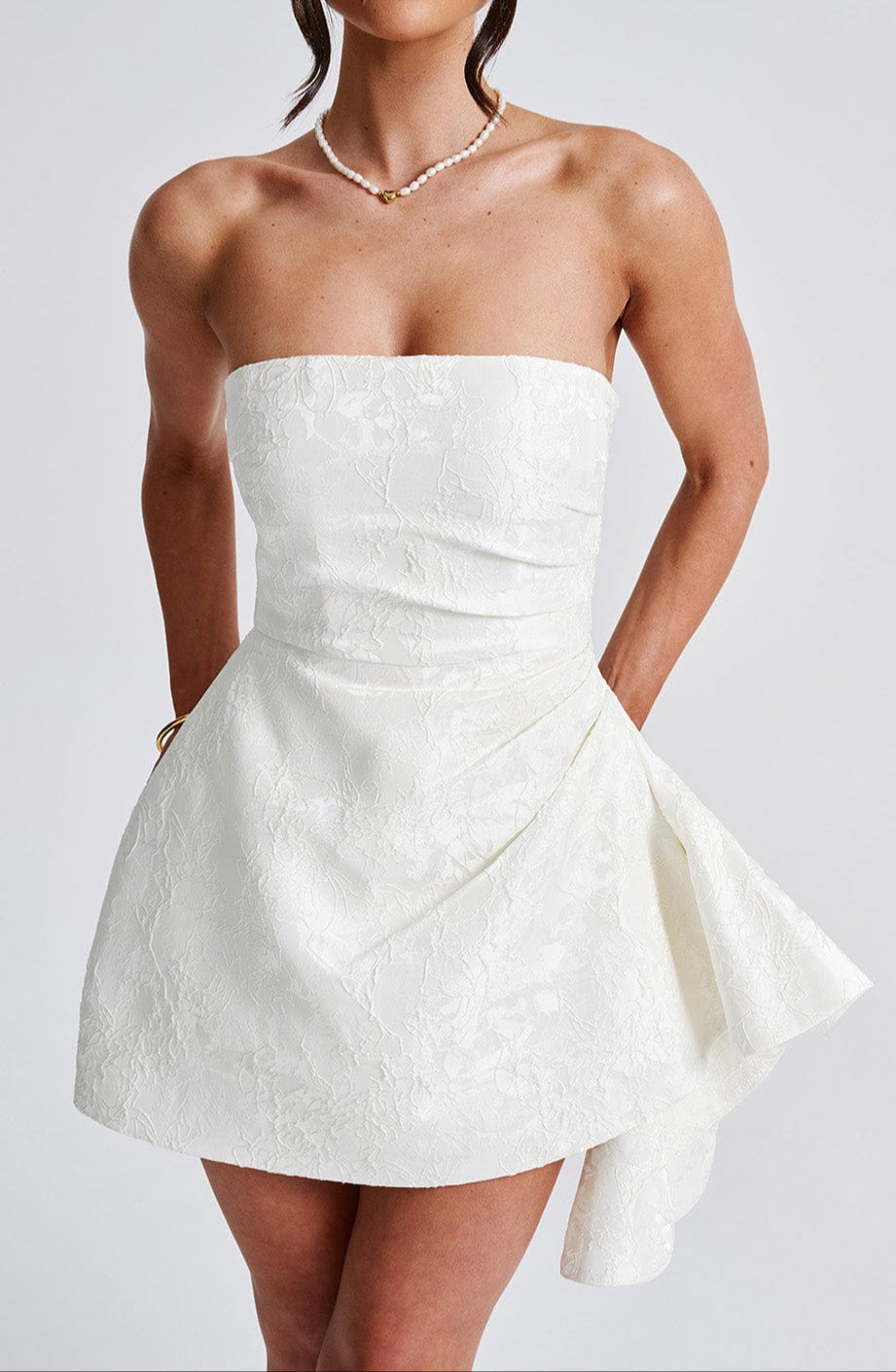 Arianna Playsuit - Ivory