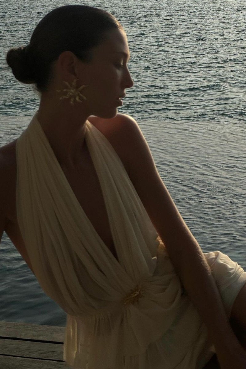 Elva Tulle Pleated Skirt Set