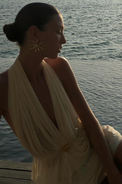 Elva Tulle Pleated Skirt Set