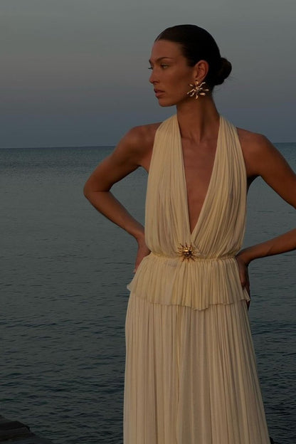 Elva Tulle Pleated Skirt Set