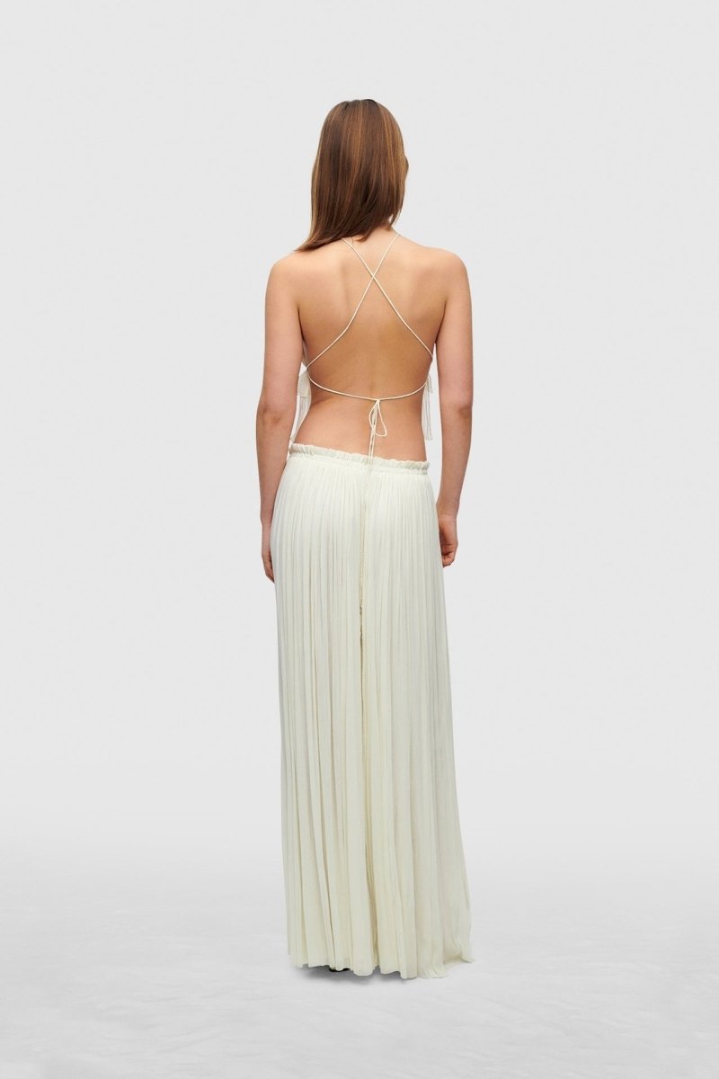 Elva Tulle Pleated Skirt Set