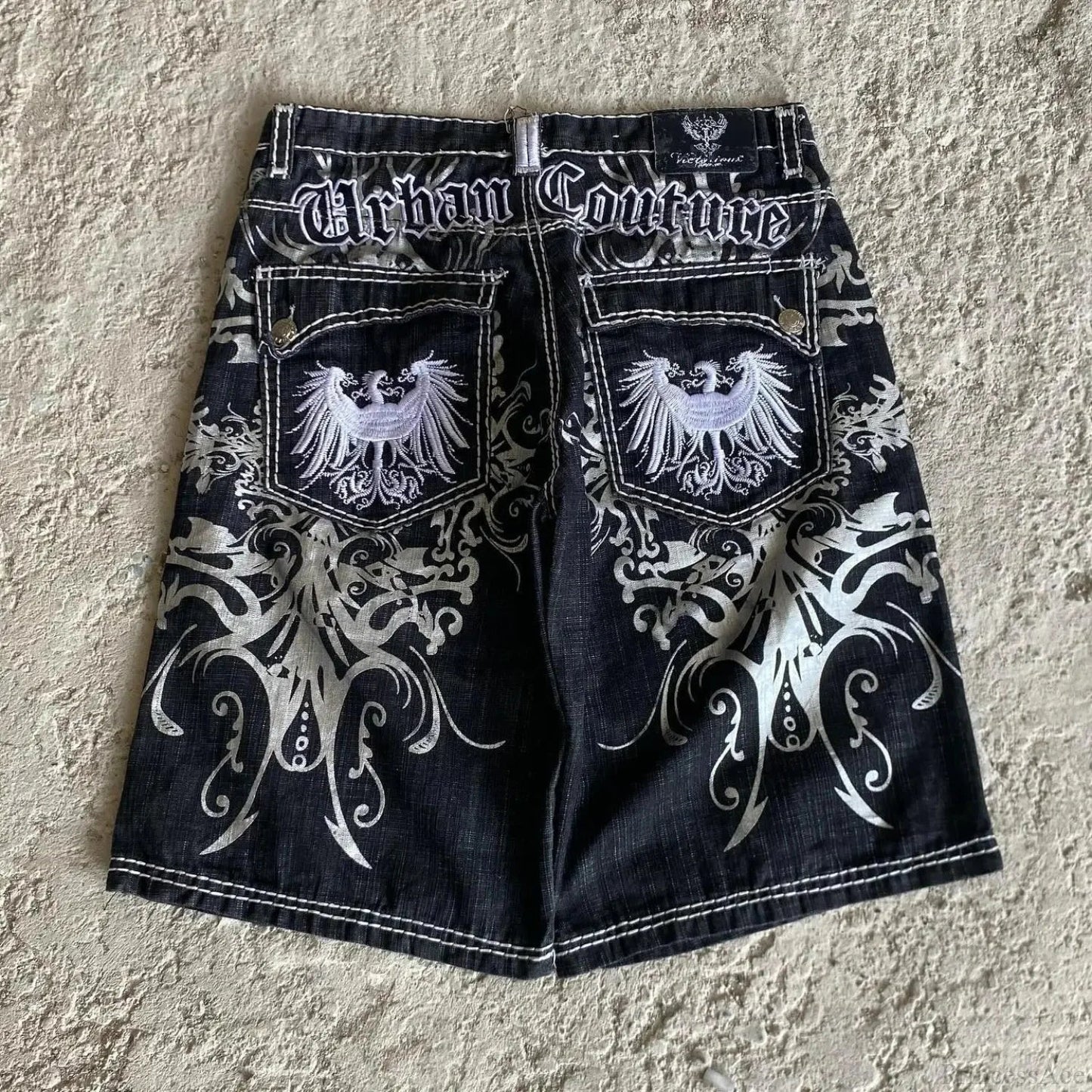 Embroidered Baggy Short