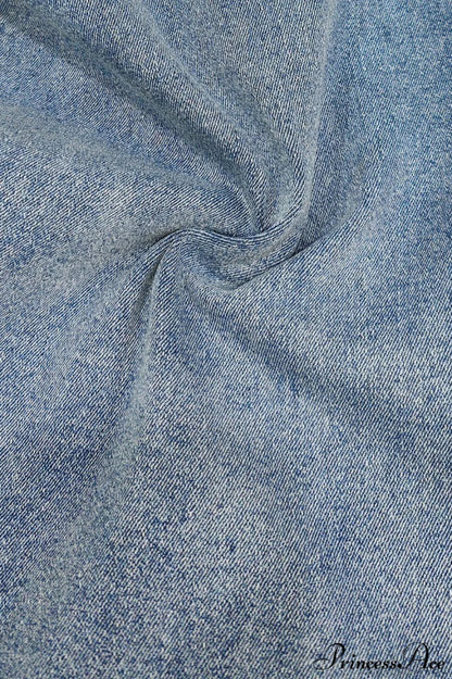 Embroidered Vintage High Waist straight Jeans