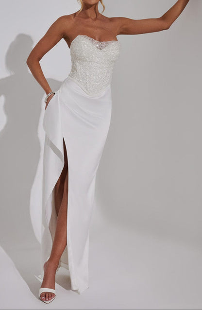 Ana Maxi Dress - Ivory