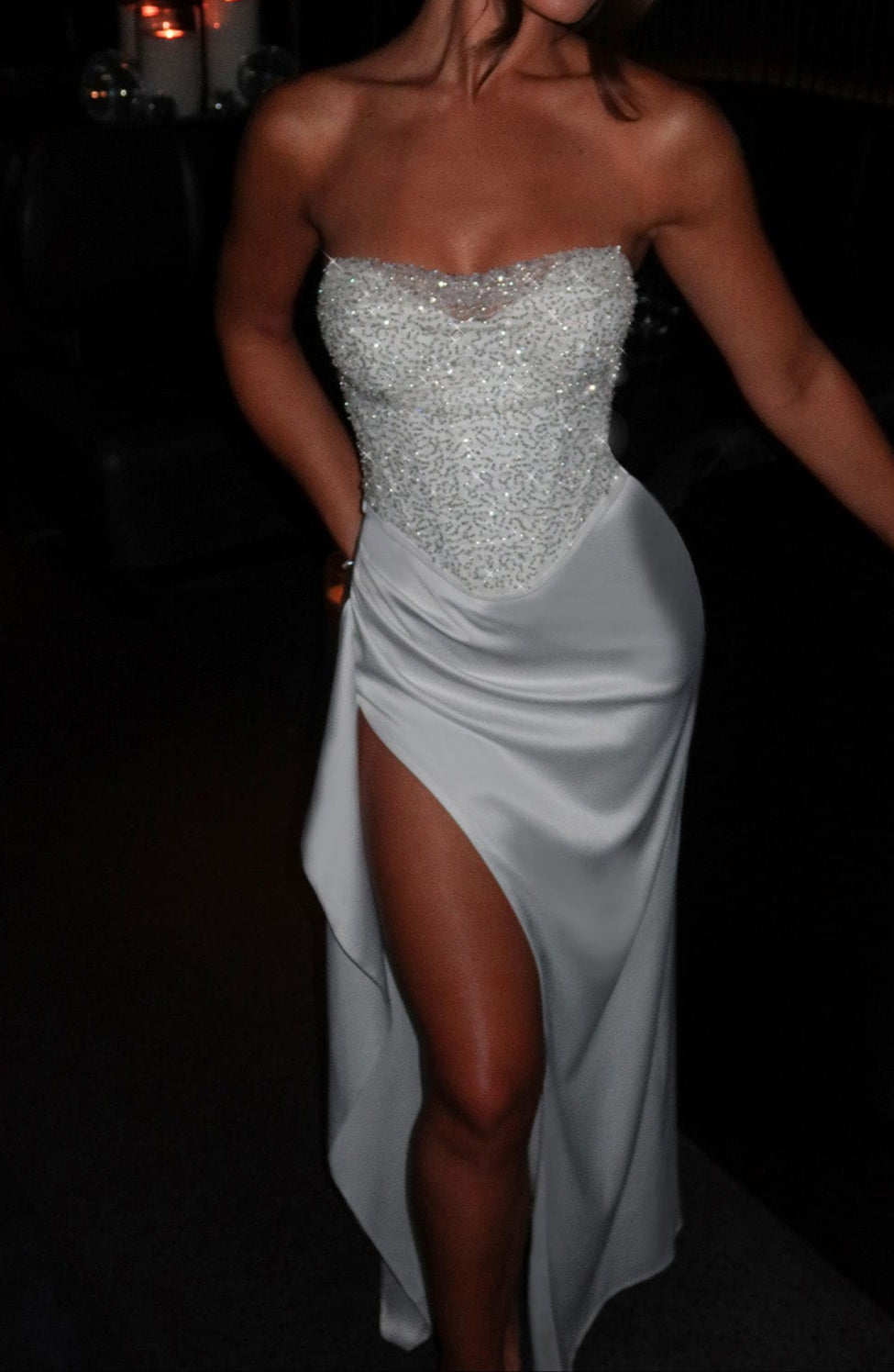 Ana Maxi Dress - Ivory