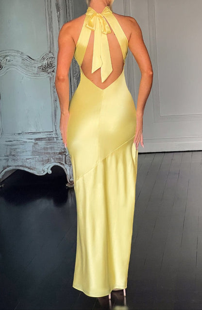 Alba Maxi Dress - Lemon