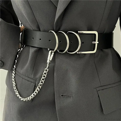 European American Eerie Punk Chain Belt