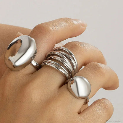 European Ornate Pearl Medieval Ring