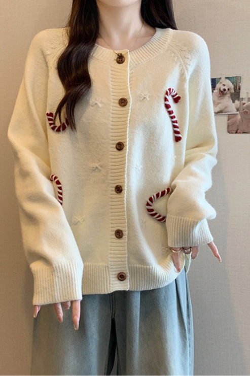 Soft Crochet Knit Cardigan