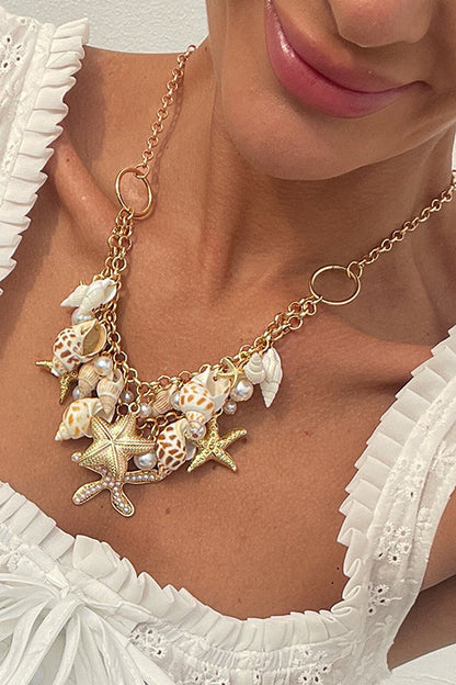 Bohemian Beach Shell Alloy Necklace