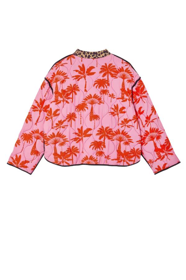 Reversible Midnight Havana Quilted Jacket