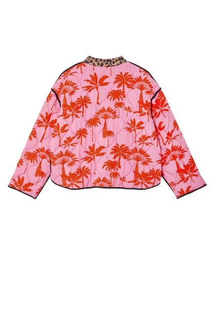 Reversible Midnight Havana Quilted Jacket