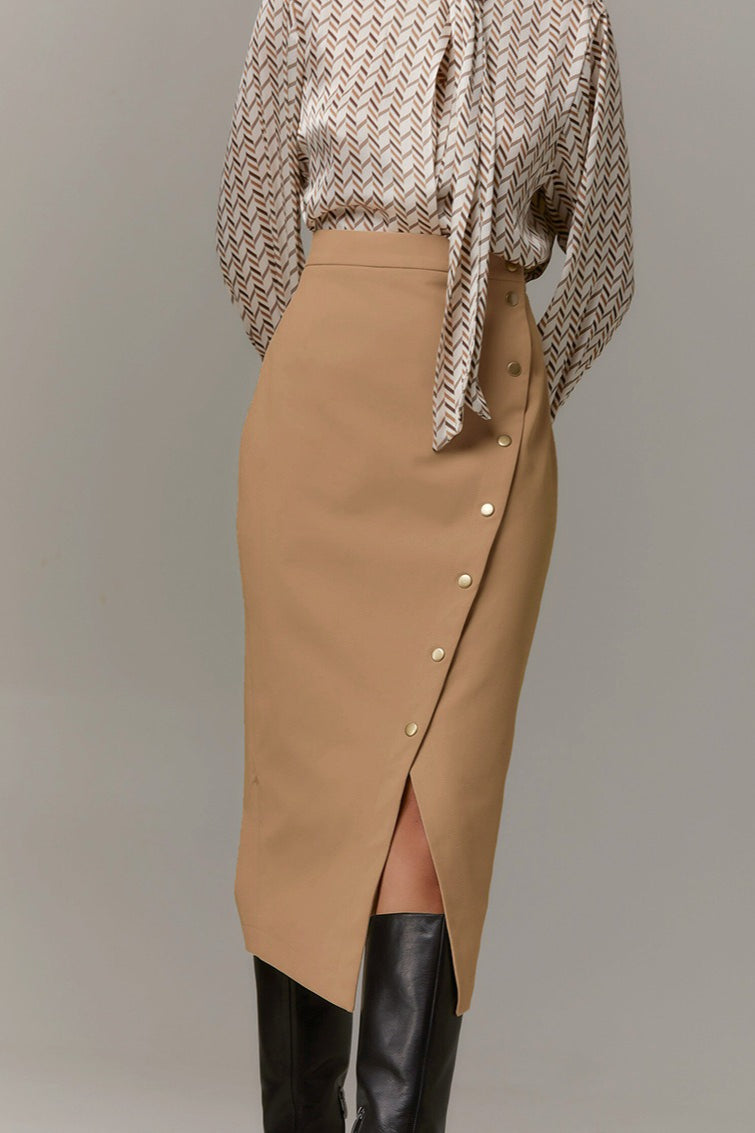 Elegant Design Midi Skirt