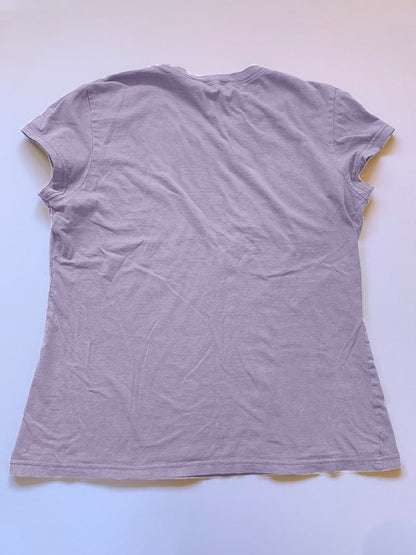 Vintage Brown Guitar Print Short Sleeve Tee