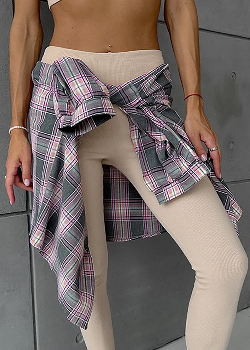 Women's Soft Cotton Plaid Shirt – Casual & Colorful