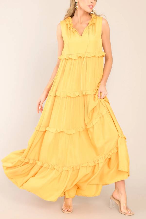 When I Look At You Peony Maxi Dress