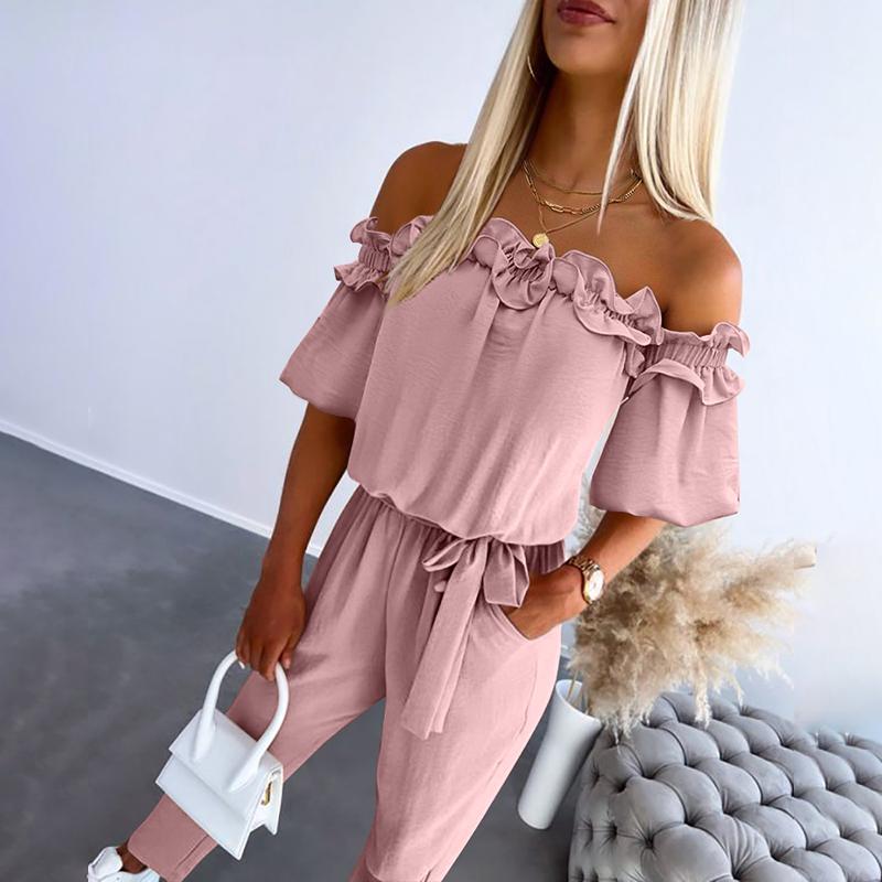 Lila | Off Shoulder Jumpsuit