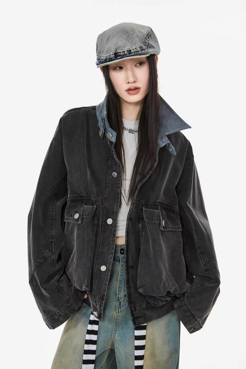 Relaxed Fit Workwear Pocket Jacket