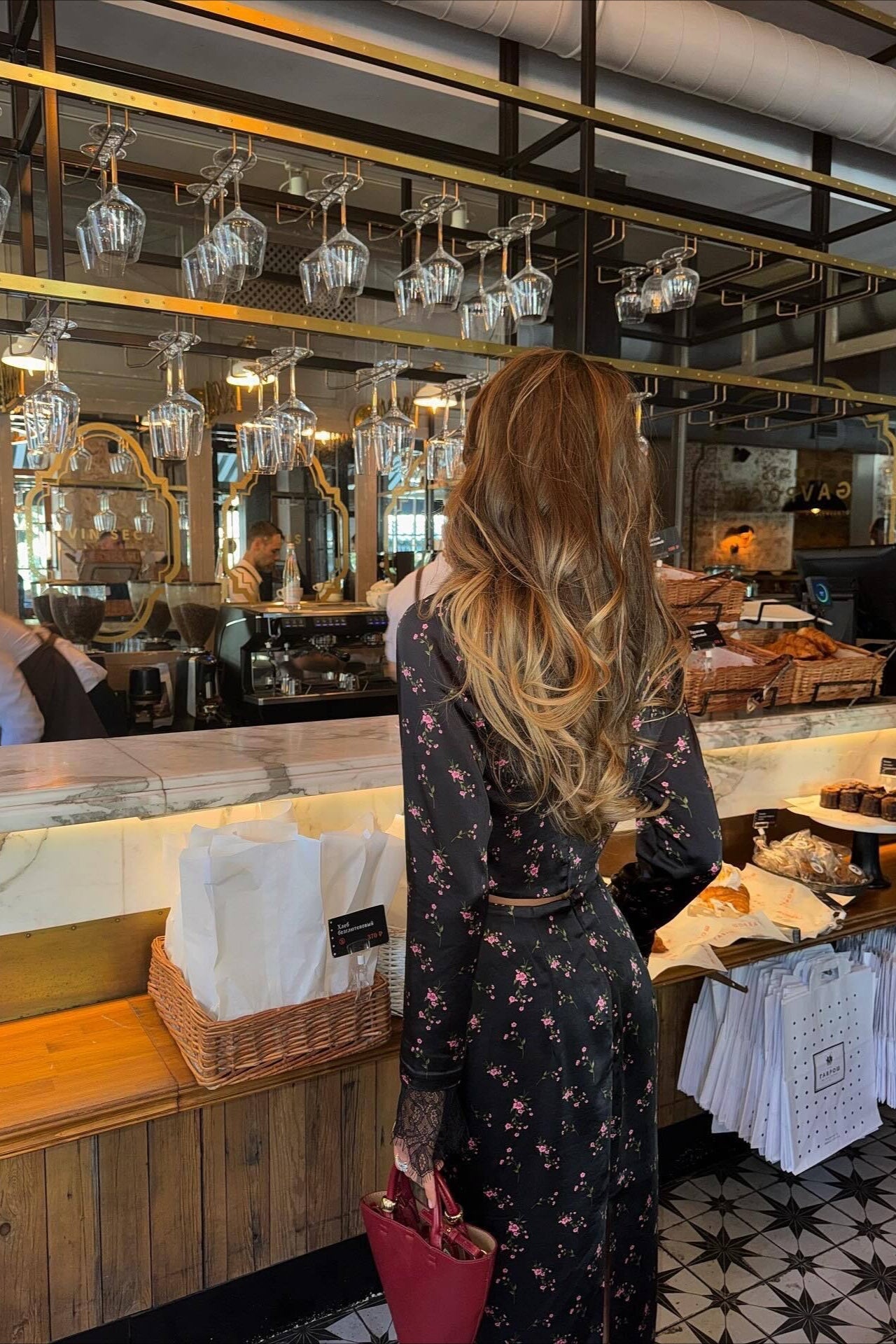 Floral Tie Waist Crop Top Split Bodycon Skirt Two Piece Set