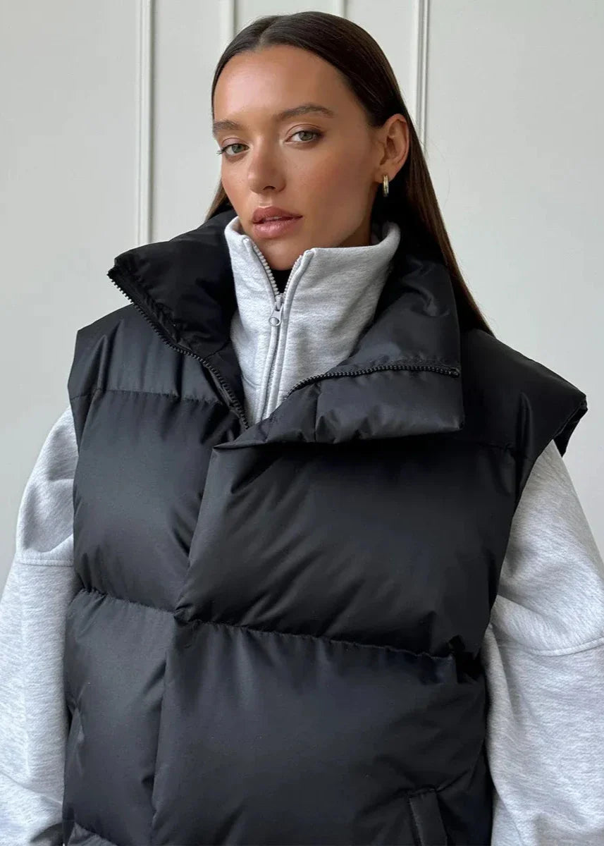 Padded Cotton Vest - European and American Fall/Winter Style