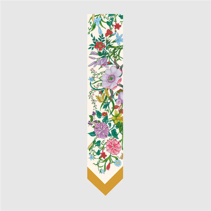 The Lila — Silk Skinny Scarf