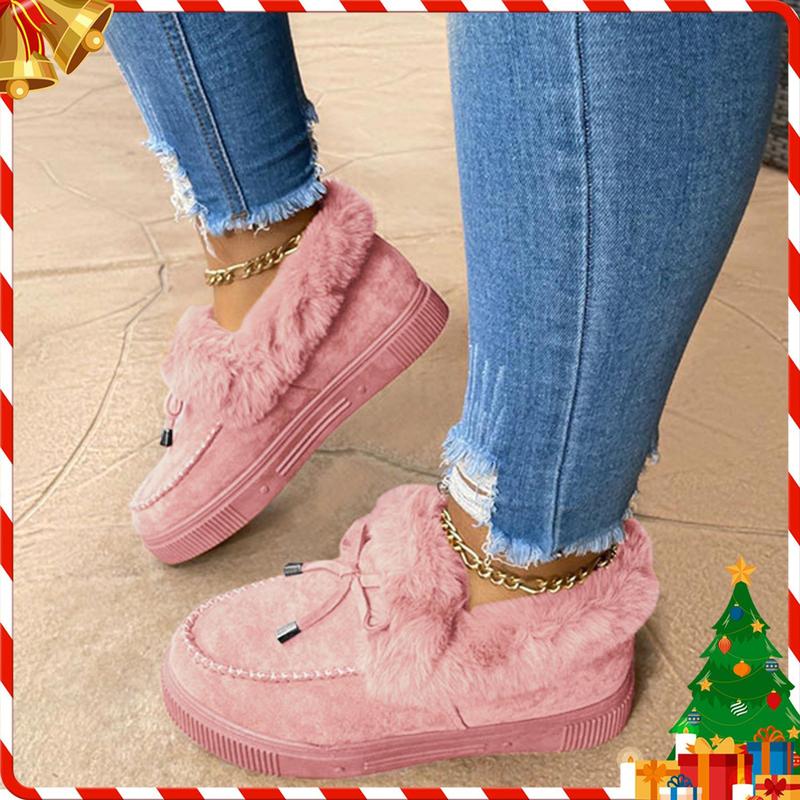 AmyVictoria™ - Comfy Platform Suede Slip-On Winter Slippers