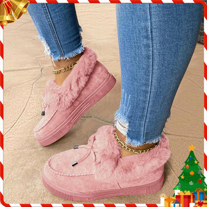 AmyVictoria™ - Comfy Platform Suede Slip-On Winter Slippers