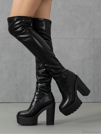 Fall Winter Platform Gothic Pole Dance Boot