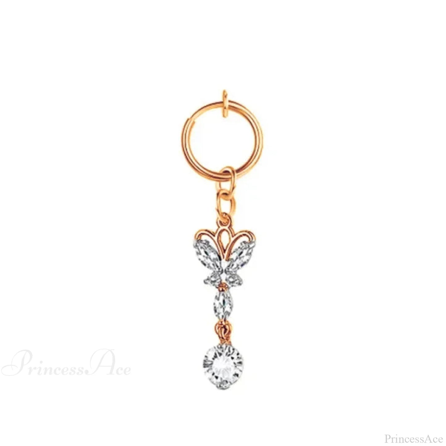 Fashion Butterfly Gothic Fake Belly Ring