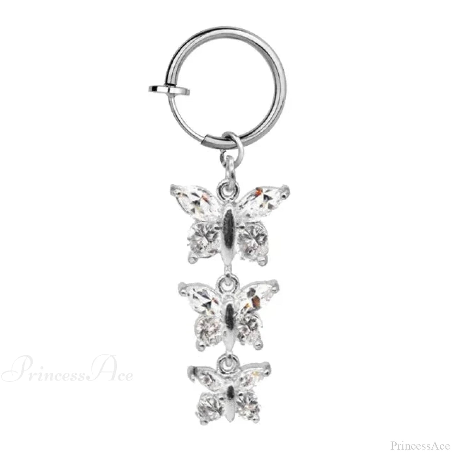 Fashion Butterfly Gothic Fake Belly Ring