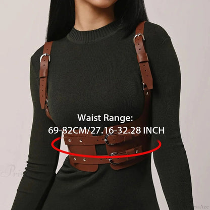Fashion Gothic Punk Broad Waist Belt