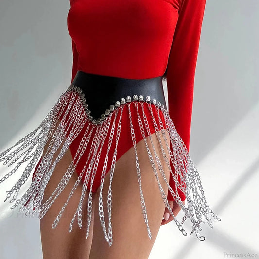 Fashion Gothic Street Style Fringes Belt