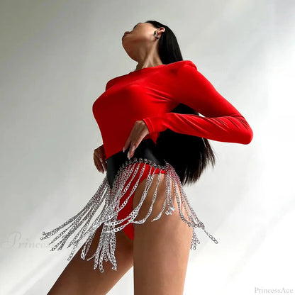 Fashion Gothic Street Style Fringes Belt