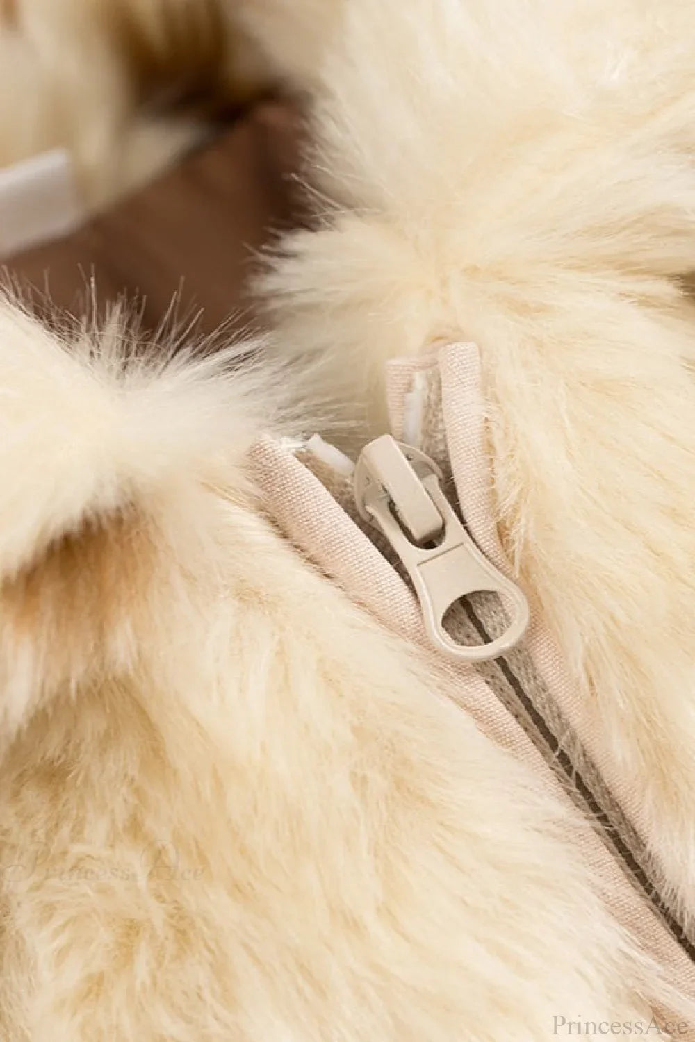 Faux Fur Leopard Print Fuzzy Warm Coat