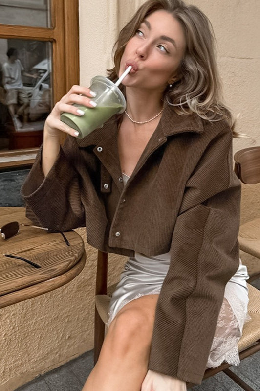 Vintage Corduroy Short Coat