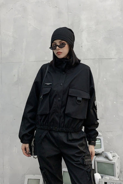 Cropped Street Utility Jacket