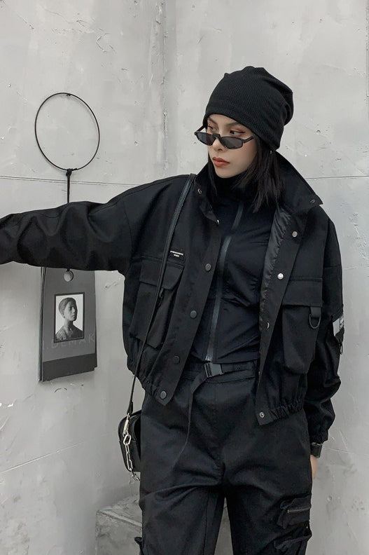 Cropped Street Utility Jacket